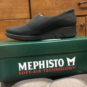 💙 Mephisto Molly GT black stretch shoes